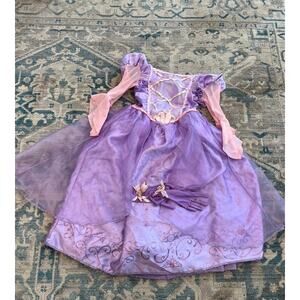 Disney Princess Rapunzel Costume Dress, girls size 4-6X